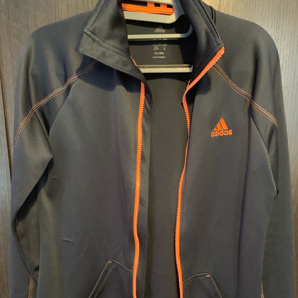 Adidas running zip up. Medium